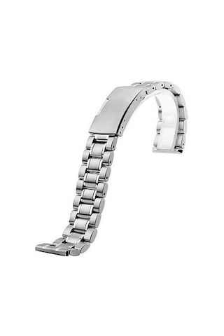 1. Kalite 20mm Çelik Saat Kordonu Yandan Kilitli Klips Metal