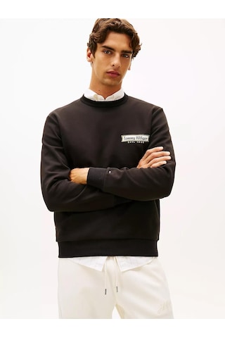 Tommy Hilfiger Mw0mw41433 Diner Erkek Sweatshirt Siyah