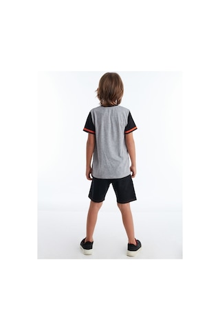 Denokids Mushi Thunder Skate Erkek Çocuk Şort Takım Çok Renkli