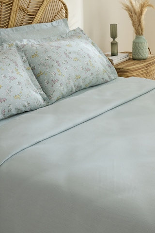 Karaca Home Noa Bambu Tek Kişilik Pike Takımı Mint Mint