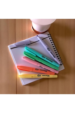 6 Lı Kalem Tip Highlighter Fosforlu Kalem Genel
