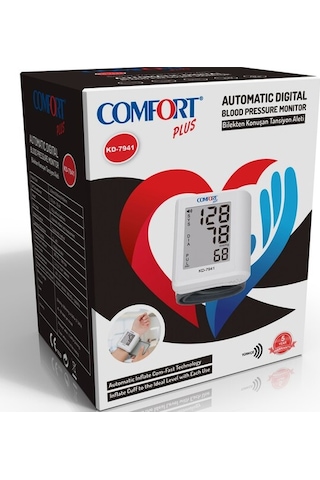 Comfort Plus KD-7941 Bilekten Ölçer Türkçe Konuşan Tansiyon Aleti