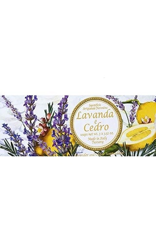 Saponificio Artigianale Fiorentino Sabun 3x100 Gr - Lavender And Cedar Diğer