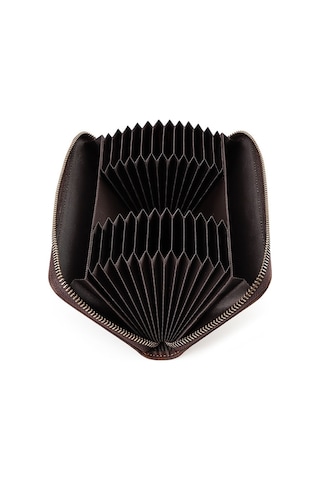 Sones Humerpaul Bp816 Rfıd Anti-Manyetik Erkek Uzun Cüzdan İş Retro Çoklu Kart Solt Çanta Kahverengi