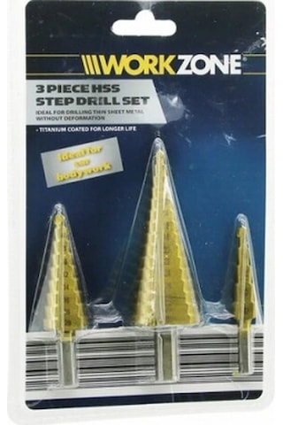 3 Parça Hss Kademeli Matkap Ucu Set 5324
