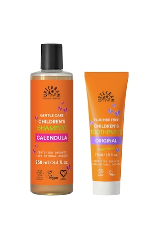 Organik Çocuk Bakım Seti Çocuk Şampuanı 250 Ml + Tatlı Rezene Çocuk Diş Macunu 75 Ml