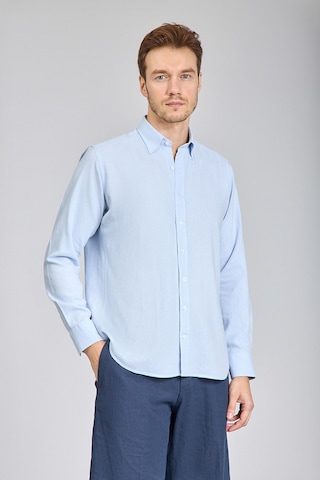Bisse Pal Bdk Yaka Regular Fit Uk Gömlek Cepsiz Mavi Gmktn4pal224020 D35 Mavi
