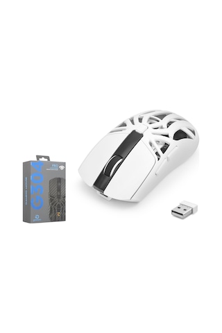 Good Pro G304w Tri Mode Rgb Gaming Hafif Mouse 10000 Dpı Beyaz Diğer