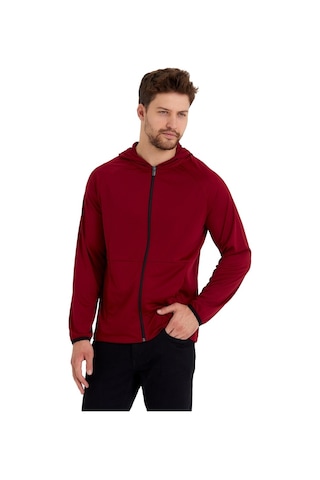 Adams Kapüşonlu Cepli Fermuarlı Hırka Sweatshirt