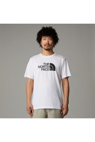 The North Face M Ss Easy Tee Erkek T-shirt-29934 Beyaz