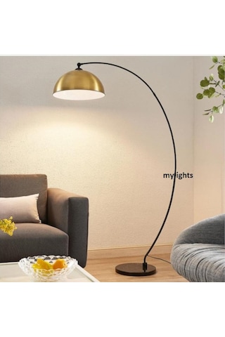 Mylights Retro Rustik Mafsalı Harekli Vintage Lambader Siyah
