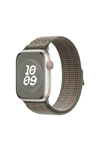 Watch 42mm Uyumlu Krd-91 Hasır Kordon Strap Kayış Cppl- Yeşil