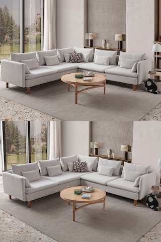 Flexy L Köşe Takımı Krem