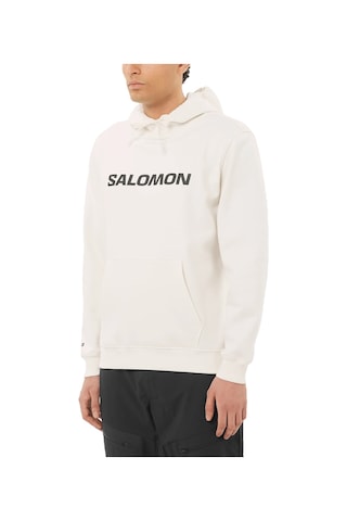 Salomon Salomon Salomon Logo Erkek Beyaz Sweatshirt 17970 Beyaz