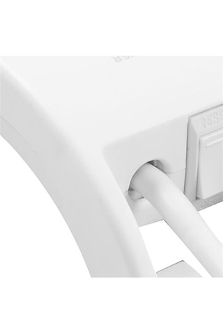 S-lınk Spg3040 4lü 2 Metre Kablolu 900 Joule Beyaz Akım Korumalı Priz-77052