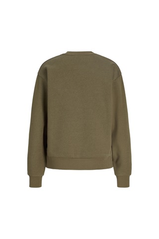 Jack & Jones Kadin Gögüs Logolu Sweatshirt - Abbie - 12223962 Beech