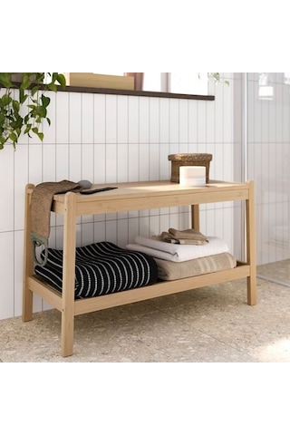 Ikea Stegesund Bank, Açık Bambu, 79x34 Cm