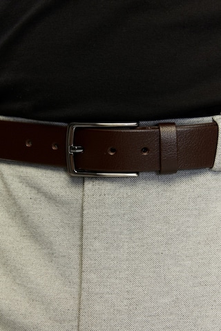 2'li 3,5 Cm Klasik Erkek Kemeri %100 Hakiki Klasik Erkek Deri Tek Kat Kahverengi-lacivert Lacivert - Kahverengi