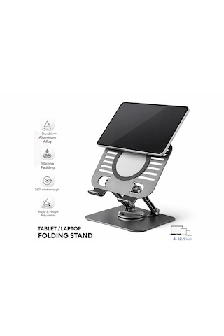 Katlanabilir Alüminyum Tablet/laptop Standı