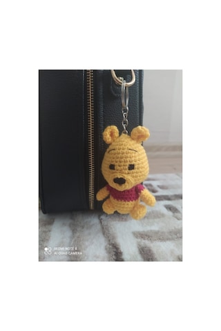 Amigurumi Winnie The Pooh Anahtarlık