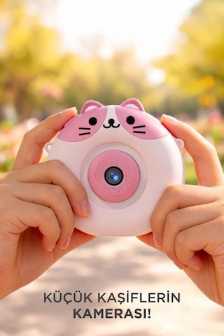 Özel Üretim Dijital Fotoğraf Makineleri Çocuk Kamerası 1080p S8 Araç Eğlenceli