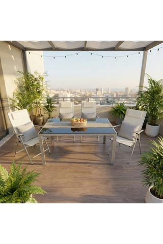 Koçtaş Miami 4 Kişilik Metal Yemek Seti