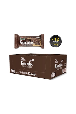 Eti Burçak Kurabi Kakaolu Yer Fıstıklı 12 x 198 G