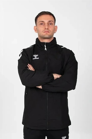Hummel Line Raincoat 940270-2001 Siyah Erkek Yağmurluk Siyah