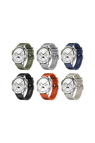 Gear S3 Uyumlu Mxsp- Krd-102 22mm Silikon Kordon-yeşil