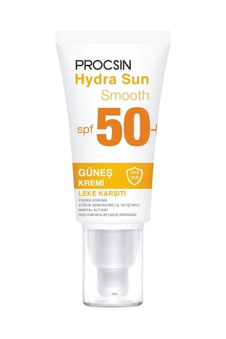 Procsin Hydra Sun Smooth Yoğun Nemlendirici ve Yatıştırıcı Leke Karşıtı Güneş Kremi SPF50+ 50 ML
