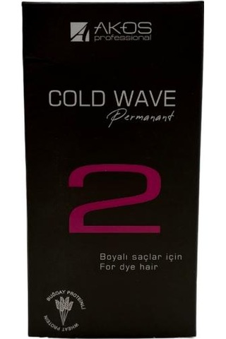 Akos Cold Wave Permanant Boyalı Saçlar İçin 100 + 100 Ml Nu: 2