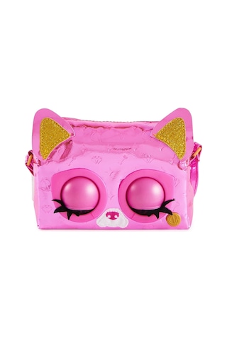 Spinmaster Purse Pets Fransız Bulldog Etkileşimli Göz Parlayan Hayvan Figürlü Çanta Pembe 6065582