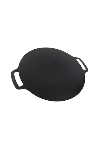 Geeroyoo Maifan Taşı Dışarıda Izgara Tabağı 28cm - Anti Kaymak, Kısa Isınma, Portatif Gaz Sobası İçin, Kore Bbq Stili, Temizliği Kolay Diğer