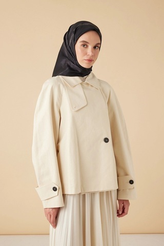 Maisa Ferya Mulberry İpek Eşarp 90 90 Cm - Siyah 1087