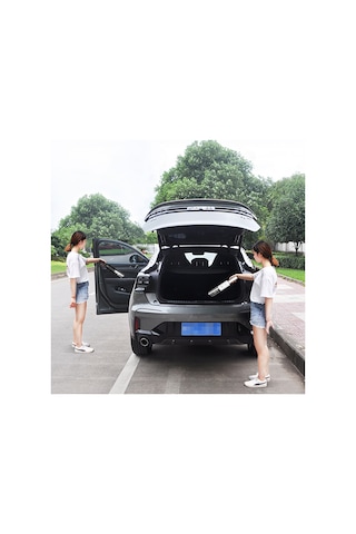 Wezone Siyah 6000pa Mini El Fırçası Süpürge, 120w Güç, Hepa Filtre Yıkama, 2 Değiştirilebilir Fırça, Araç/ev/ofis Temizliği Siyah