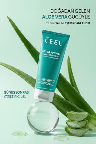 Güneş Sonrası Nemlendirici,serinletici Jel Aloe Vera,panthenol,niacinamide 100 Ml