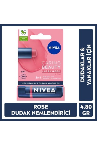 Renkli Nemlendirici Dudak Bakım Kremi 4.8gr, Spf30 Ve Allık Etkisi