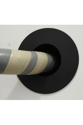 Siyah Klima Borusu Delik Kapatma Dekoratif Kapak Boru Kapağı Plastik