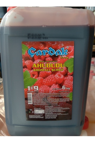 Beyaz Çardak Ahududu Konsantre Şurup 6 KG