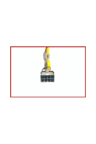 8 Pin 3 Port Erkek Ekran Kartı Güç Çoklayıcı Kablo Pcı-e Molex Dönüştürücü Kablo 16awg Sarı