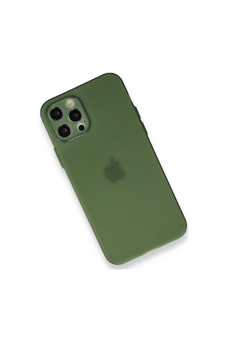 Apple Uyumlu  iPhone 12 Pro Max Kilif Ultra Ince Hayalet Sert Kapak 388204058