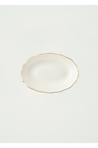 Bella Maison Victoria Porselen Sunum Tabağı Gold 20 Cm Gold 1