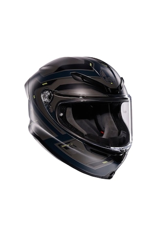 Agv K6 S Mplk Enhance Kapalı Motosiklet Kaskı Mat Gri - Sarı Agv K6 S Mplk Enhance Kapalı Motosiklet Kaskı Mat Gri - Sarı