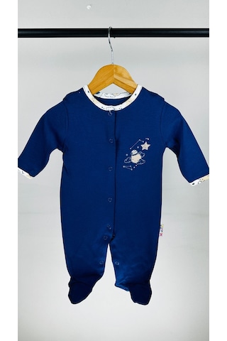 Aydedeli Çıtçıtlı Pamulu Bebek Tulum 001