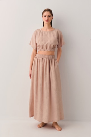 Suwen Harper Üst Sba25640010 Bej