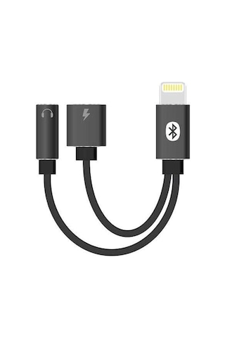 Hytech Hy-xo45 Gri 2in1 Bluetooth Şarj+kulaklık Metal Çevirici Adaptör Kulaklık Usb Apple Uyumlu iPhone Çevirici