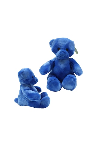 Sevimli Peluş Ayı 36 Cm 1 Adet Fiyatıdır Mavi-yeşil-kırmızı Asortili