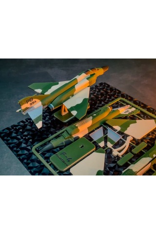 F-4 Uçak Kit Kart Yapboz