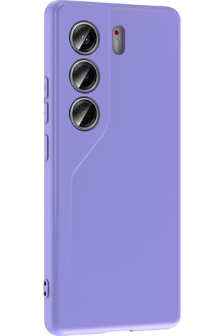 Tecno Camon 40 Pro Kılıf Mkst Mara Lansman Kapak - Lila Lila