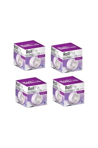 Roll Fix Esnek Flaster 5 CM x 5 M 4 Adet Roll Fix Esnek Flaster 5 CM x 5 M 4 Adet